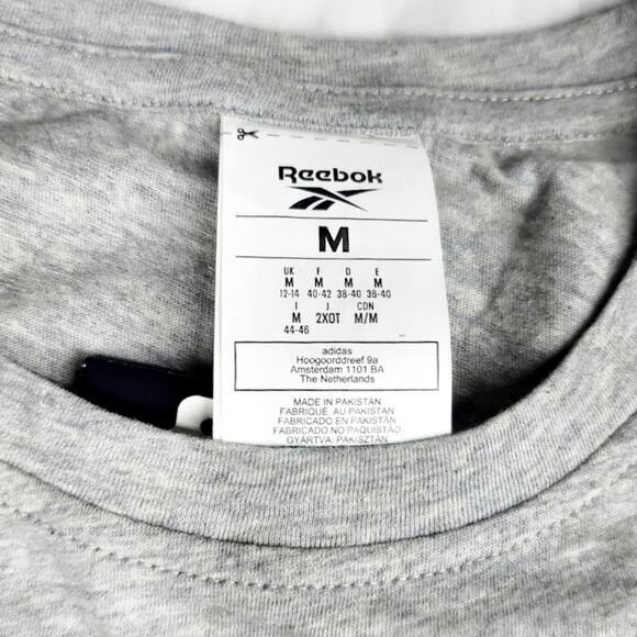 Reebok New Fierce Female Club graphic tee heather gray size M - Picture 6 of 8